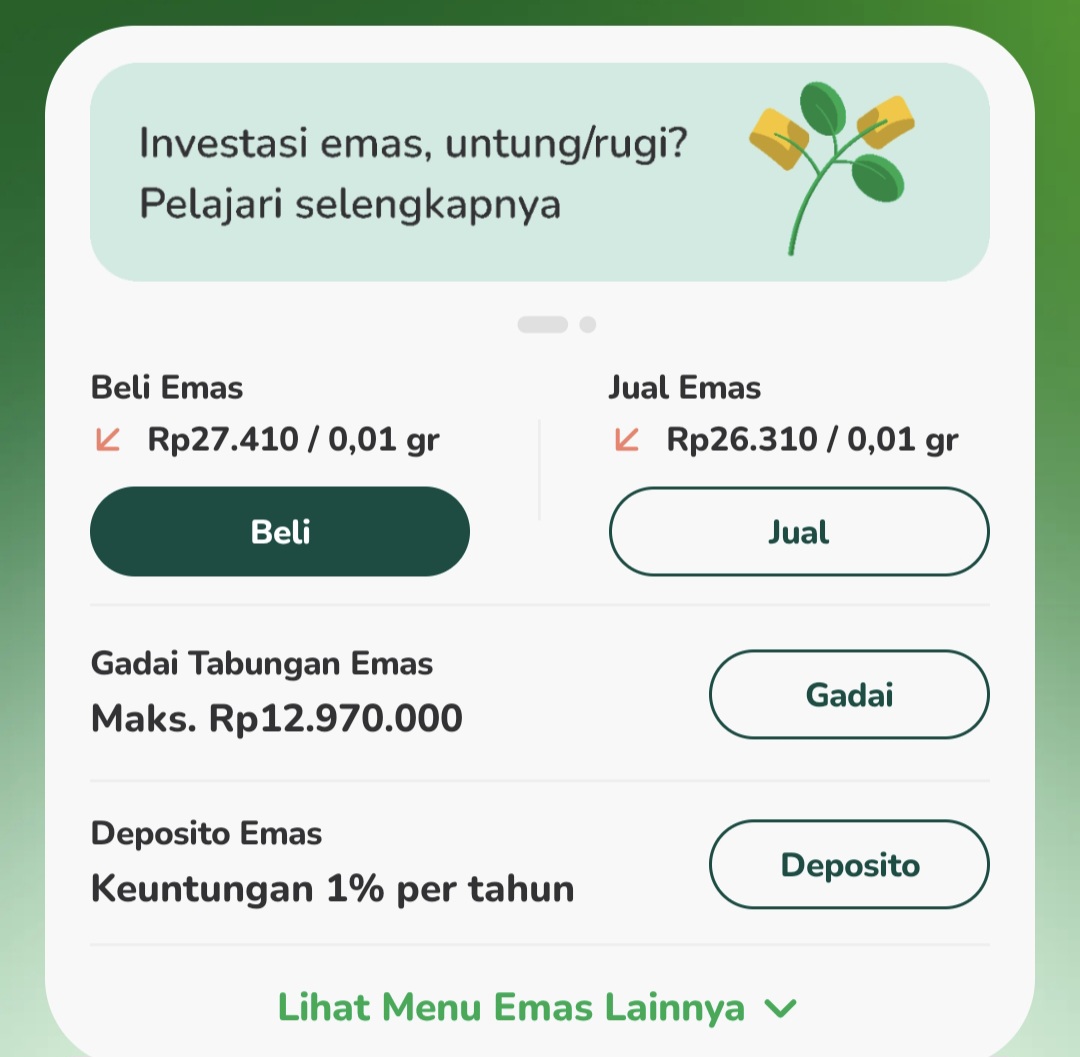 Harga Emas Pegadaian Kembali Terkoreksi H+5 Lebaran, Investor di Lombok Barat Sebut Momen Tepat untuk 'Serok'