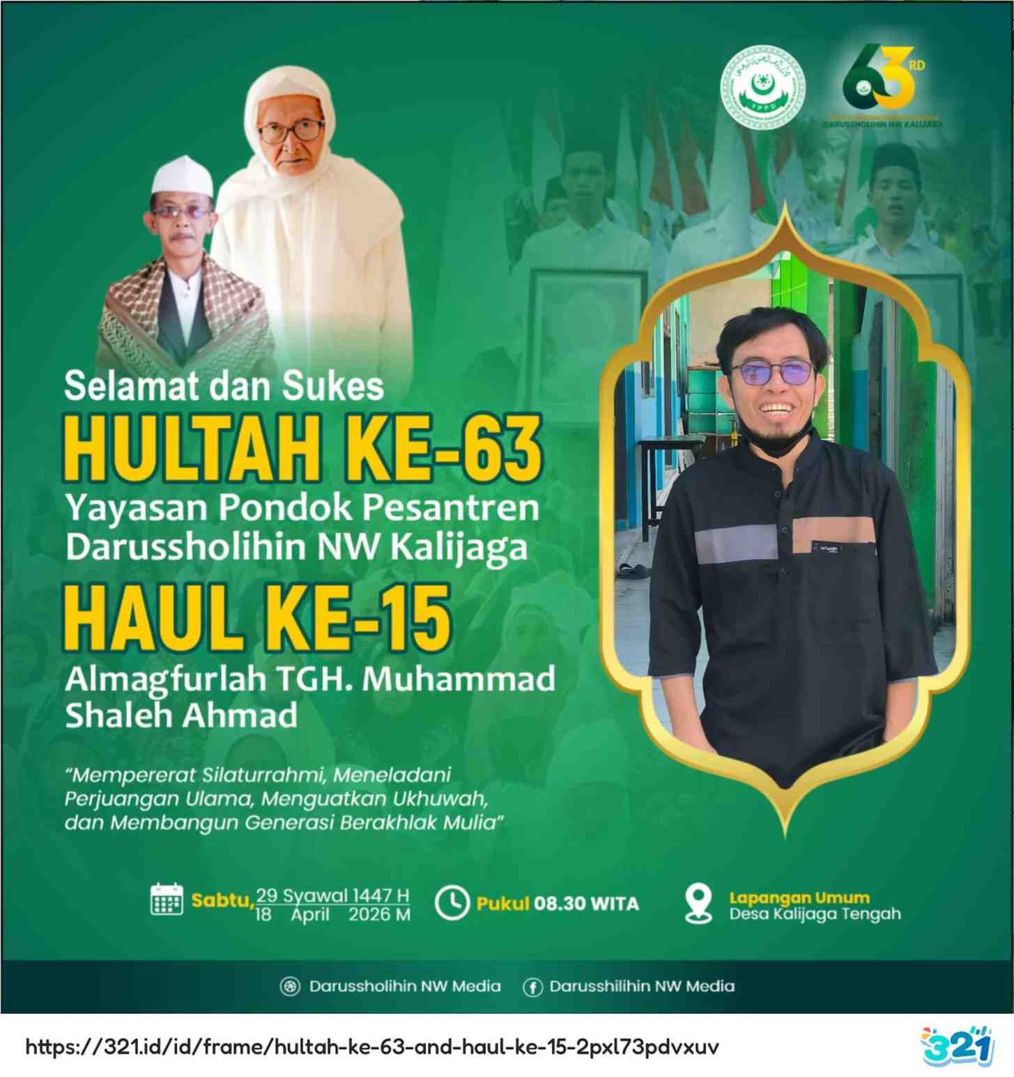 Hultah ke-63 dan Haul ke-15 Ponpes Darussholihin NW Kalijaga, Perkuat Silaturahmi dan Teladani Perjuangan Ulama