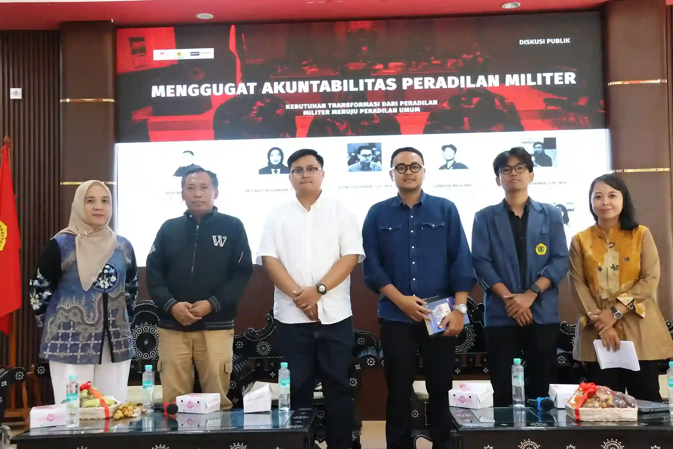 FHISIP UNRAM Gelar Diskusi "Menggugat Akuntabilitas Militer", Hadirkan 5 Narasumber dan Libatkan Mahasiswa Secara Aktif