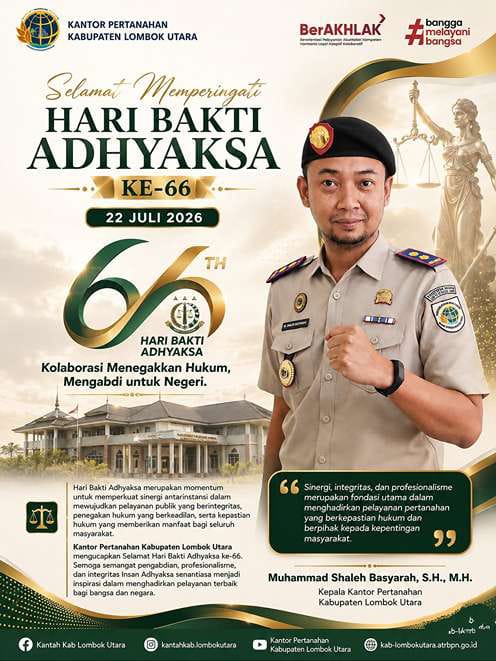 Hari Bhakti Adhyaksa ke-66 Jadi Momentum Perkuat Kolaborasi BPN dan Kejaksaan