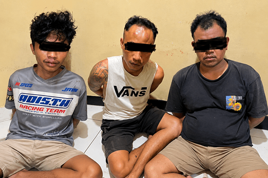 Polres Lotim Ungkap Dugaan Curanmor, Tiga Terduga Pelaku dan Sembilan Motor Diamankan