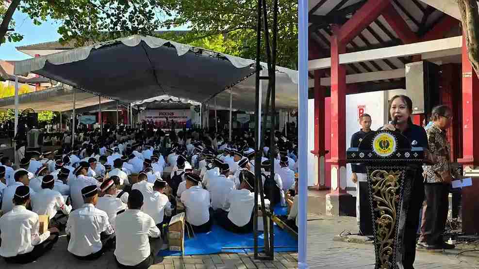 Ratusan Mahasiswa Baru Meriahkan PKKMB FHISIP Universitas Mataram 2026
