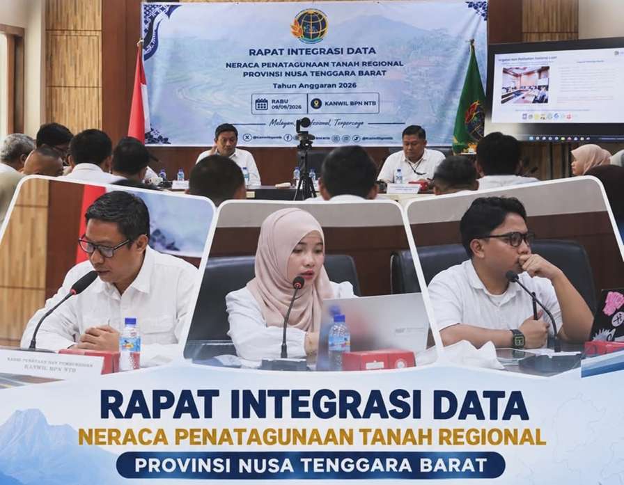 Kantah Lombok Utara Dorong Data Pertanahan Lebih Akurat dan Terintegrasi