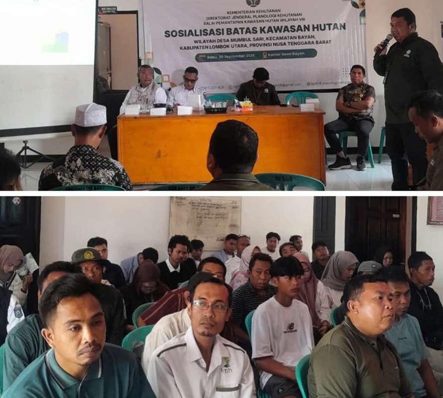 Batas Kawasan Hutan Diperjelas, Kantah Lombok Utara Libatkan Masyarakat Mumbul Sari
